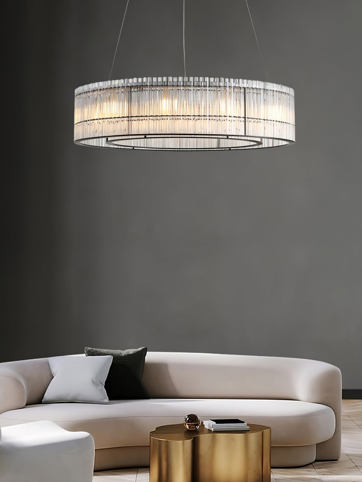 Celivia Moderne hanglamp van glasbuisring