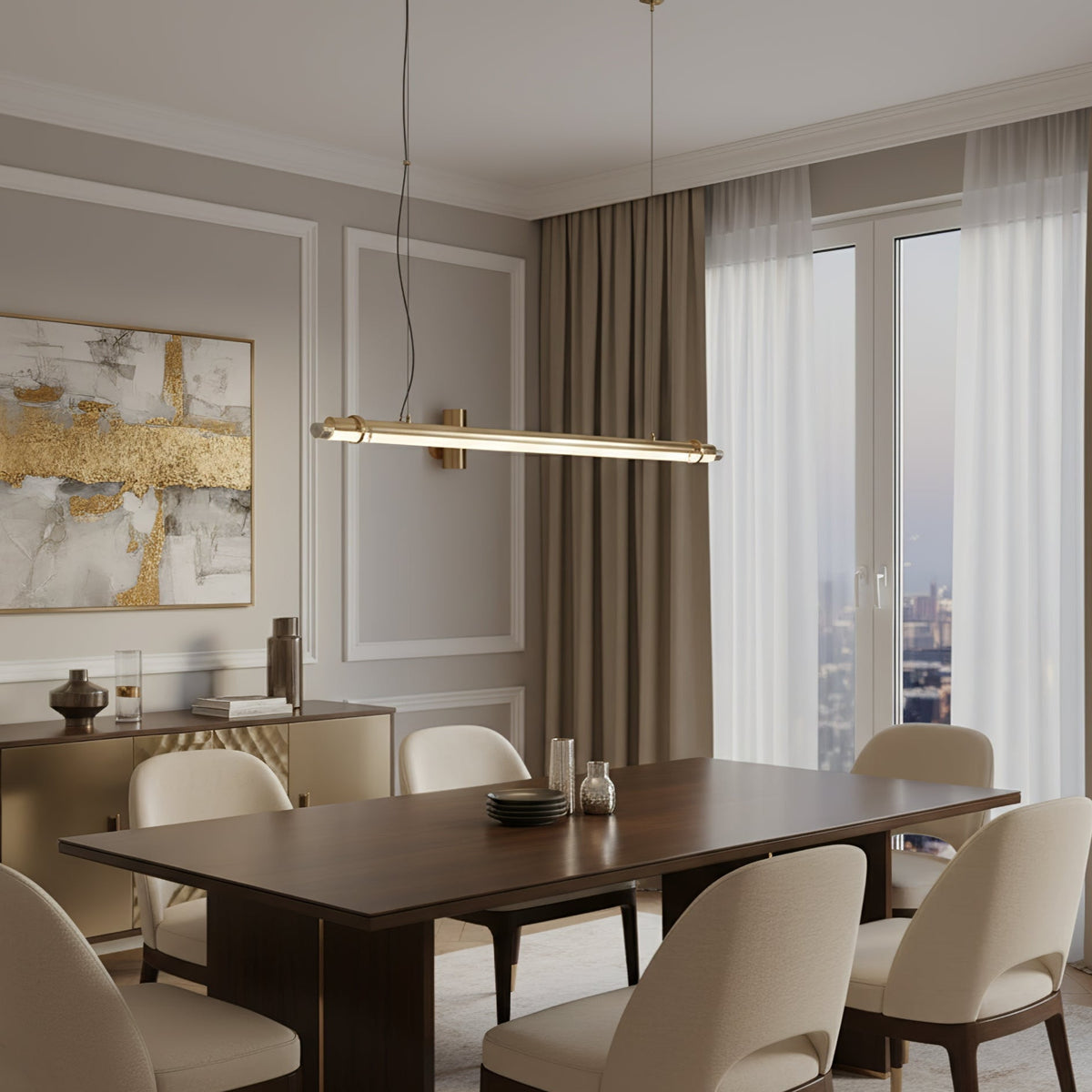 Gleam Bar Lineaire hanglamp