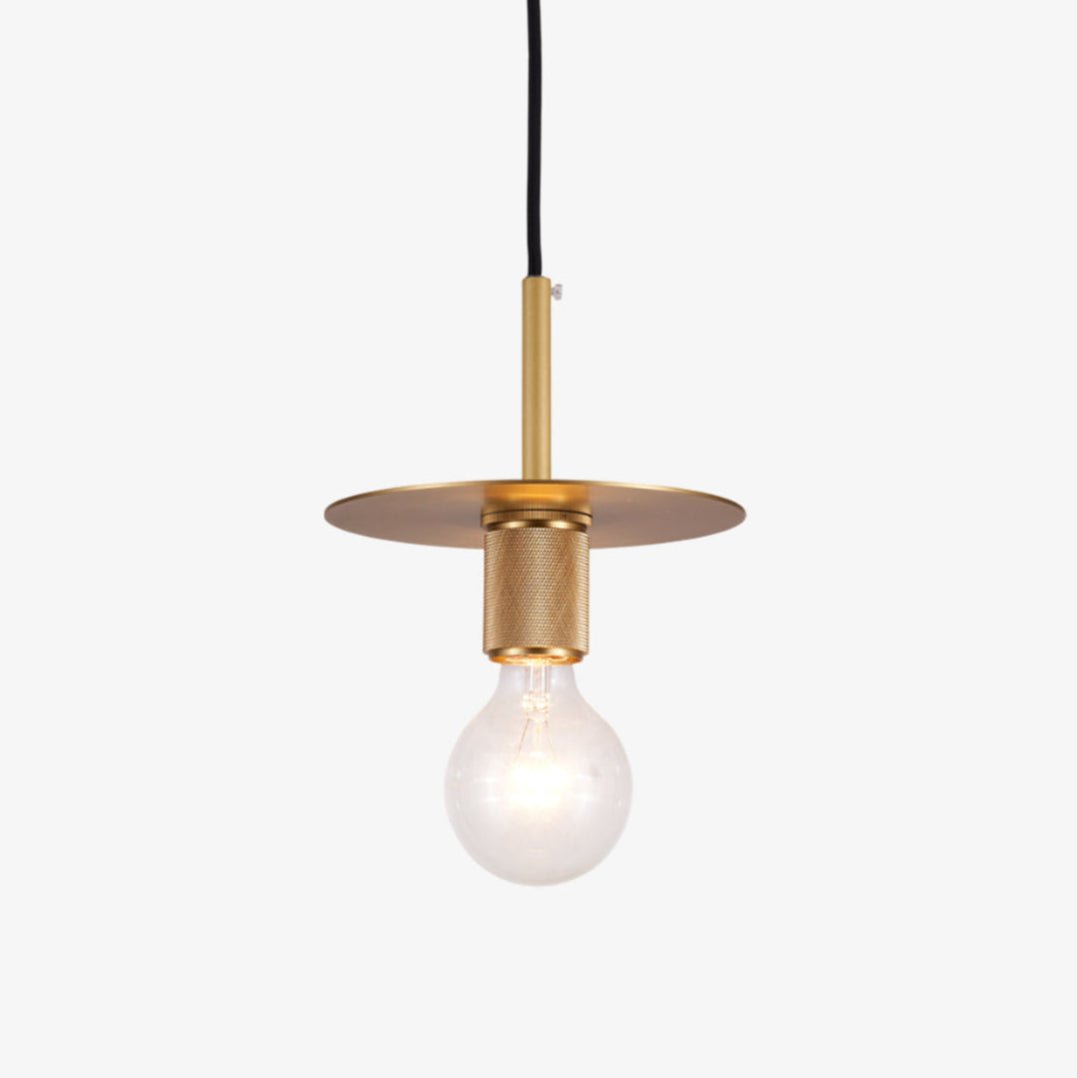 Allirus Moderne hanglamp van messing met minimalistisch Noords ontwerp