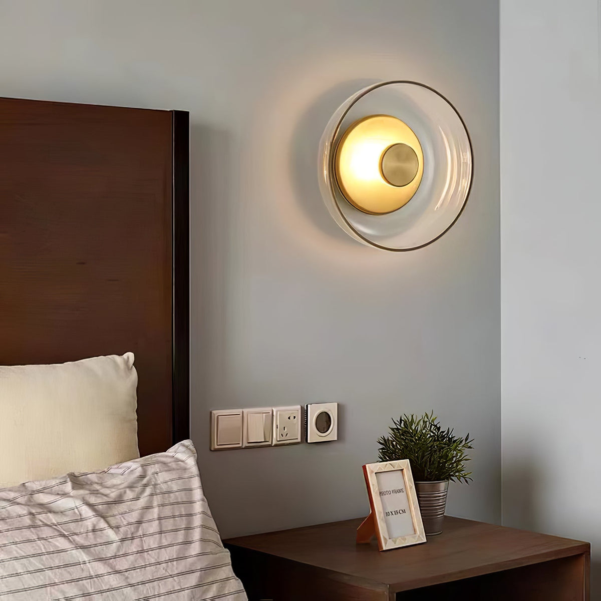 Lomino Premium Noordse kunst glas wandlamp