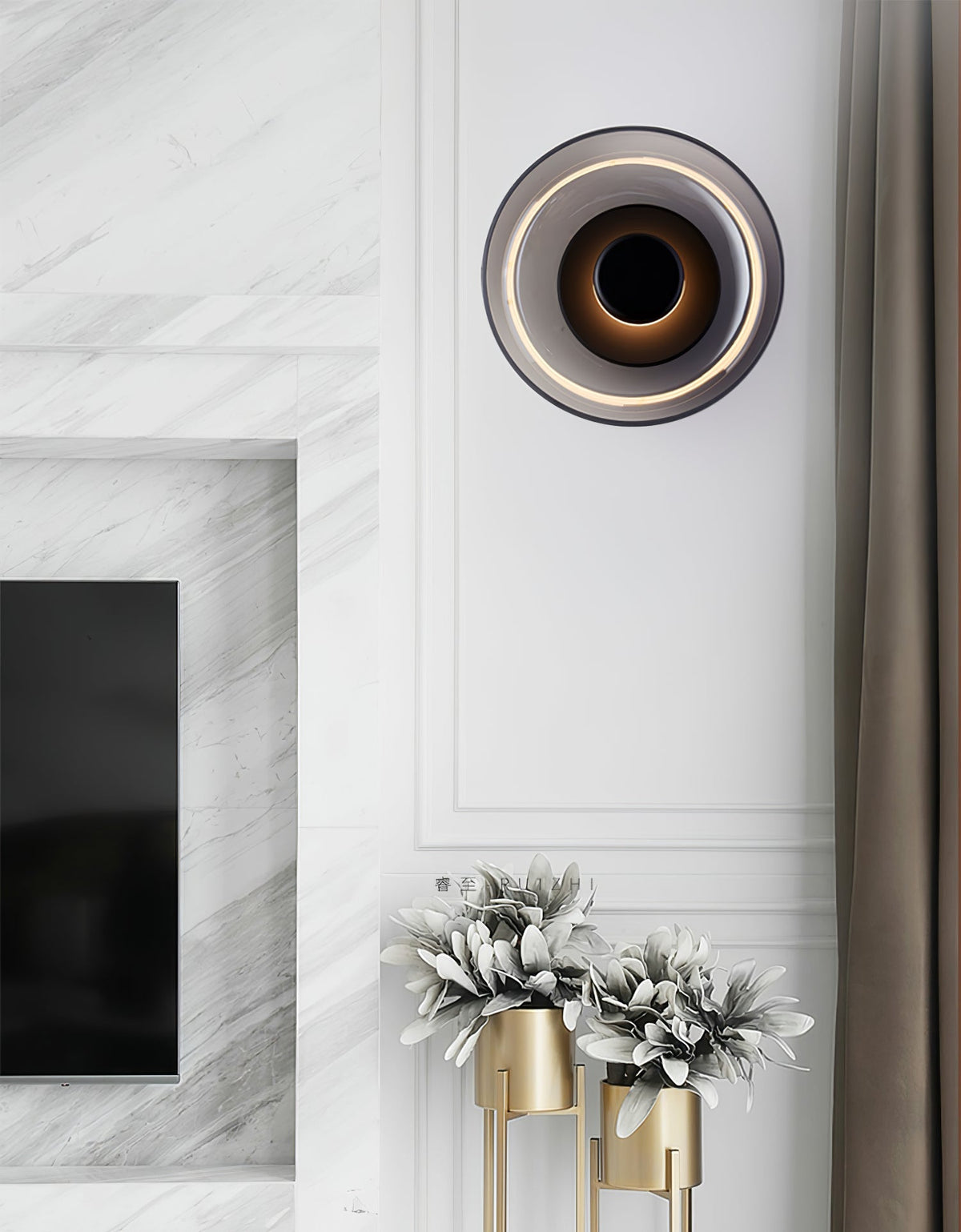 Lomino Premium Noordse kunst glas wandlamp