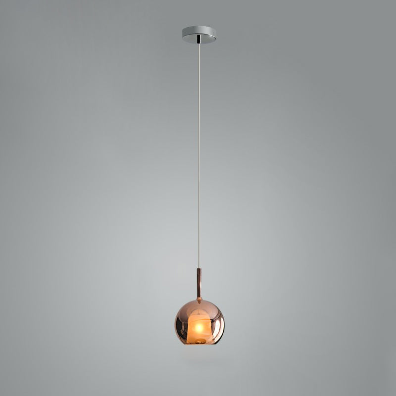 Lioranira hanglamp rookglas rond