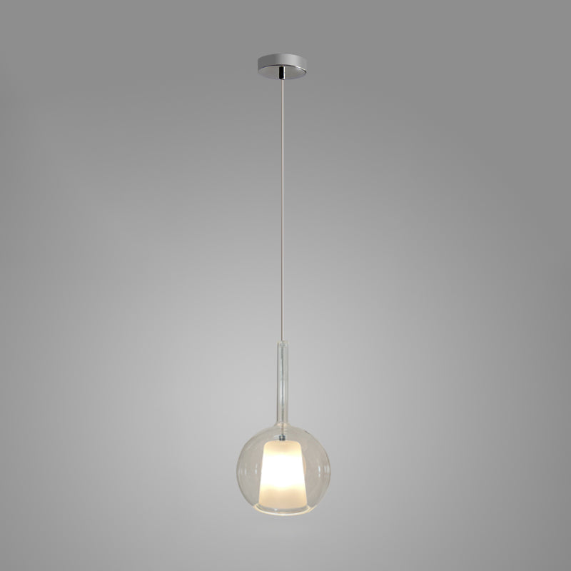 Lioranira hanglamp rookglas rond