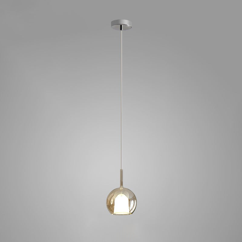 Lioranira hanglamp rookglas rond