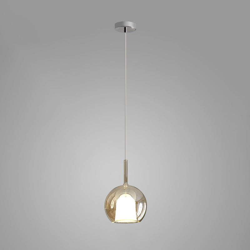 Lioranira hanglamp rookglas rond