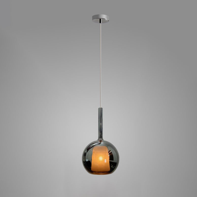 Lioranira hanglamp rookglas rond