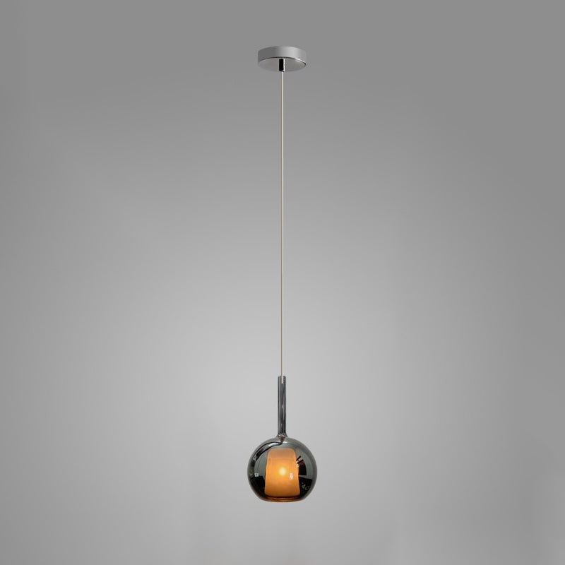 Lioranira hanglamp rookglas rond