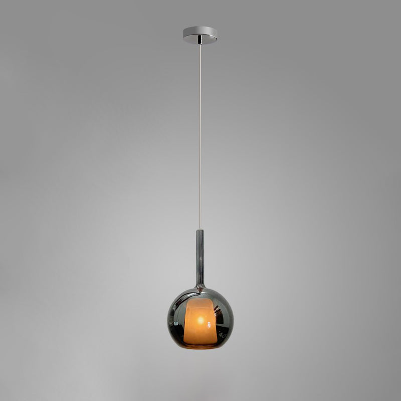 Lioranira hanglamp rookglas rond
