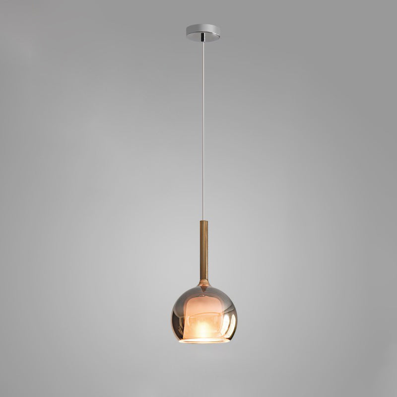 Lioranira hanglamp rookglas rond
