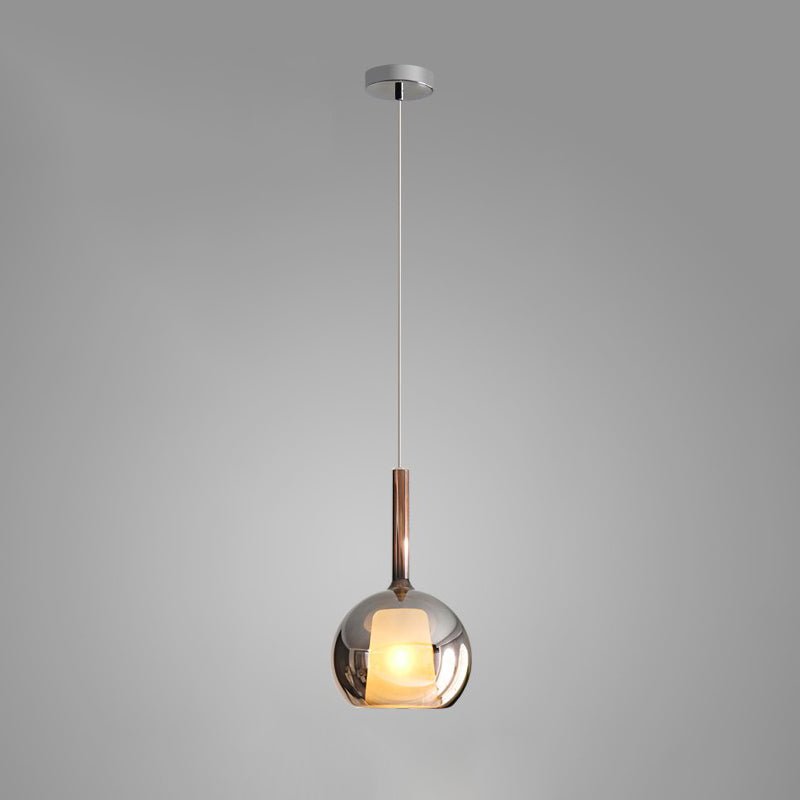 Lioranira hanglamp rookglas rond