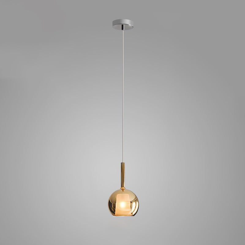 Lioranira hanglamp rookglas rond