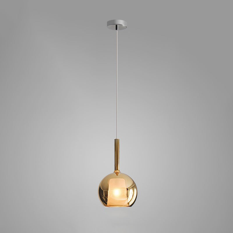 Lioranira hanglamp rookglas rond