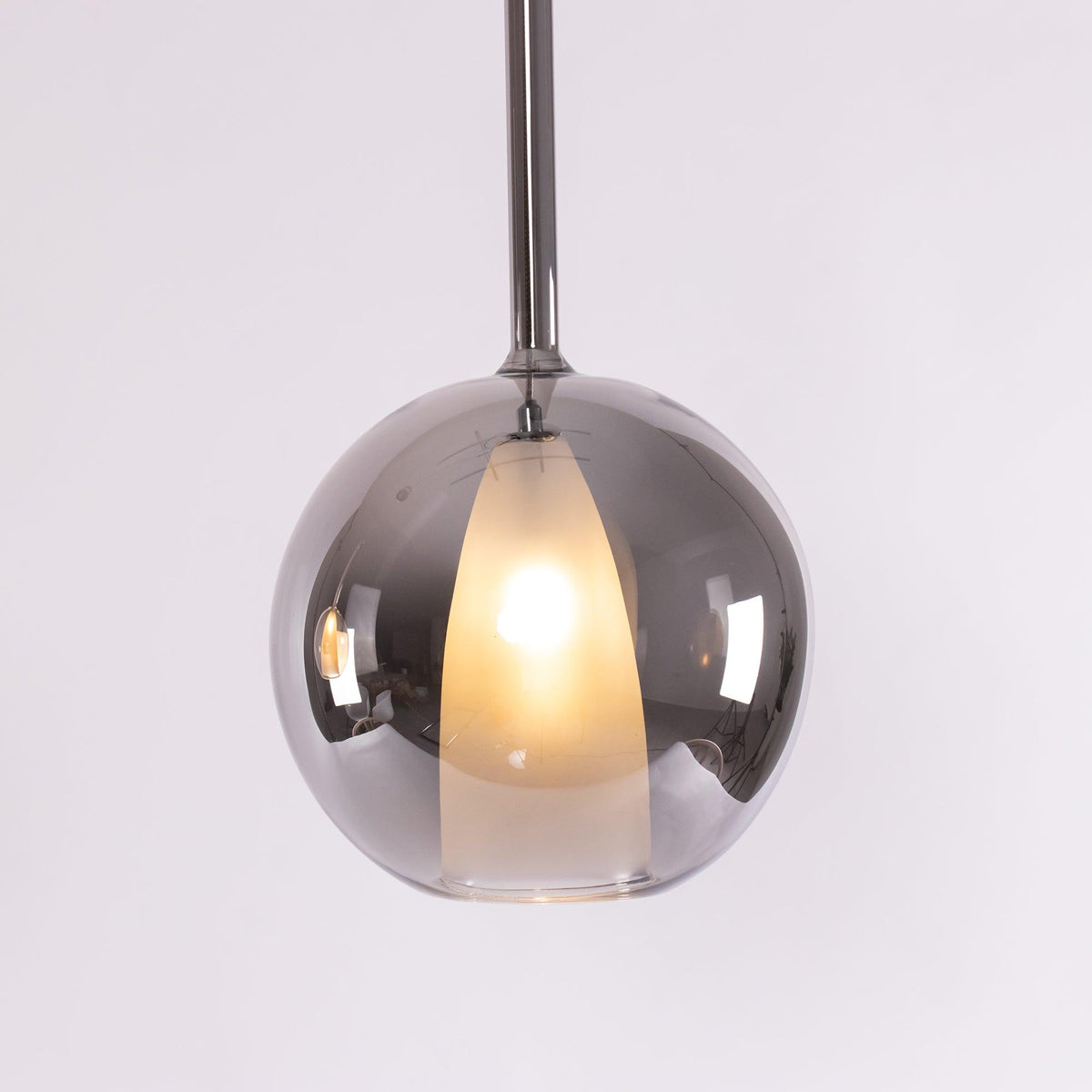 Lioranira hanglamp rookglas rond