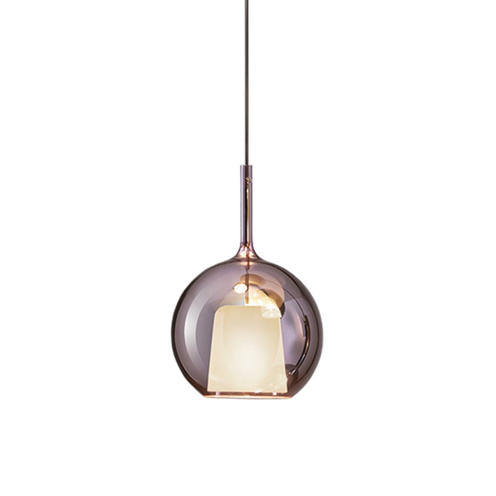 Lioranira hanglamp rookglas rond
