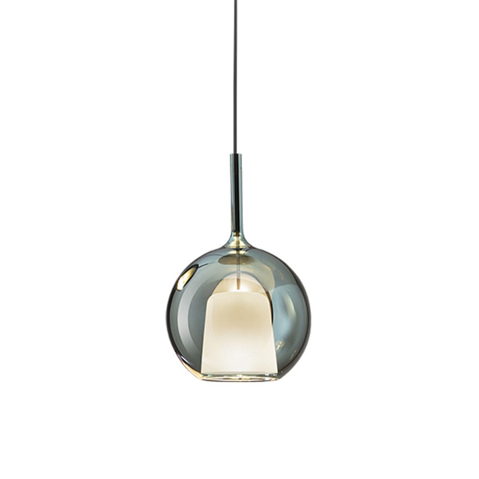 Lioranira hanglamp rookglas rond