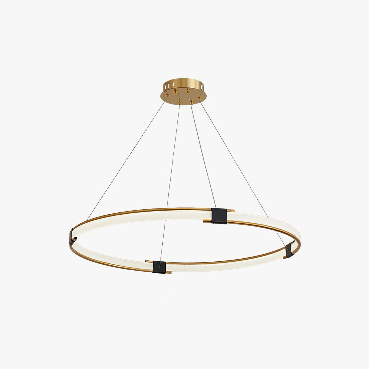 Lavi Kroonluchter met Gouden Ring LED Halo Modern