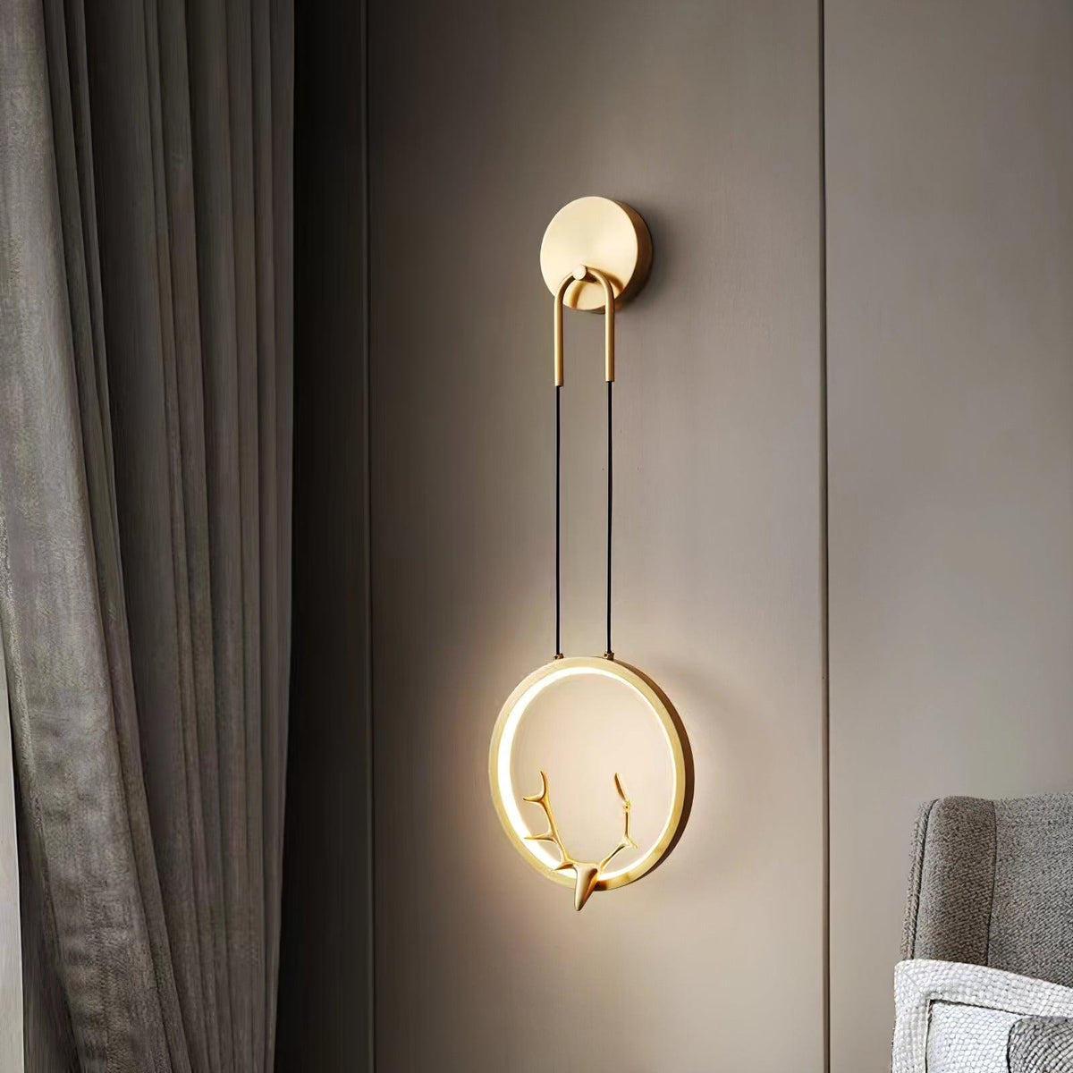 Kirixy Messing speels Wandlamp