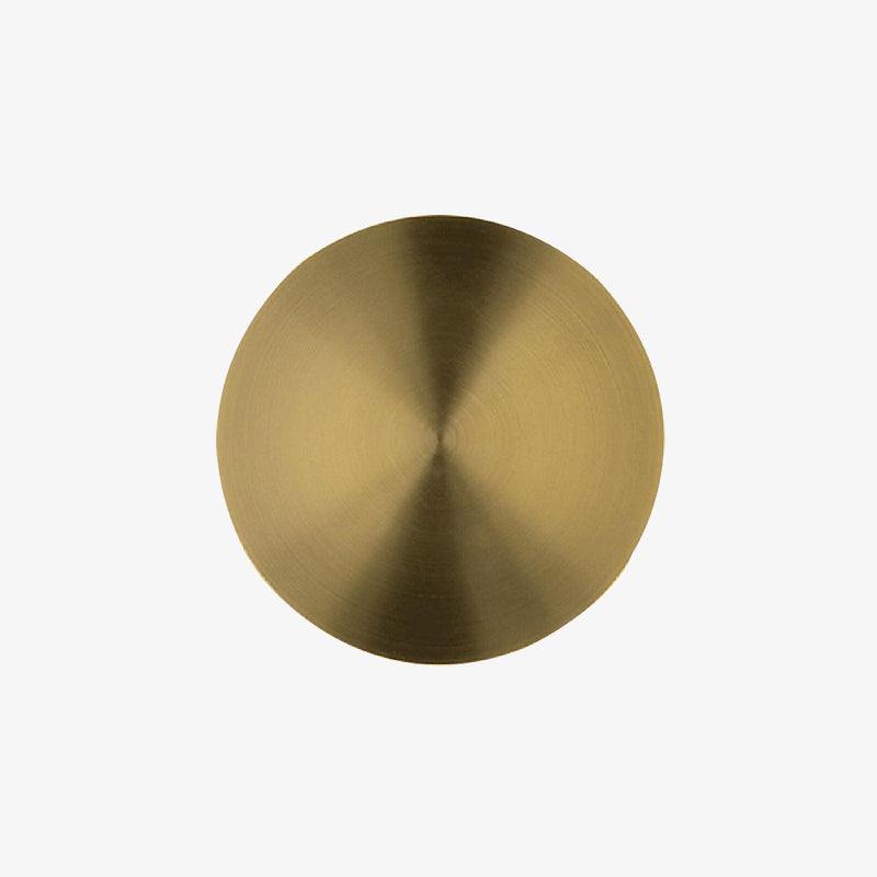 Phelan wandlamp van messing met minimalistisch ontwerp
