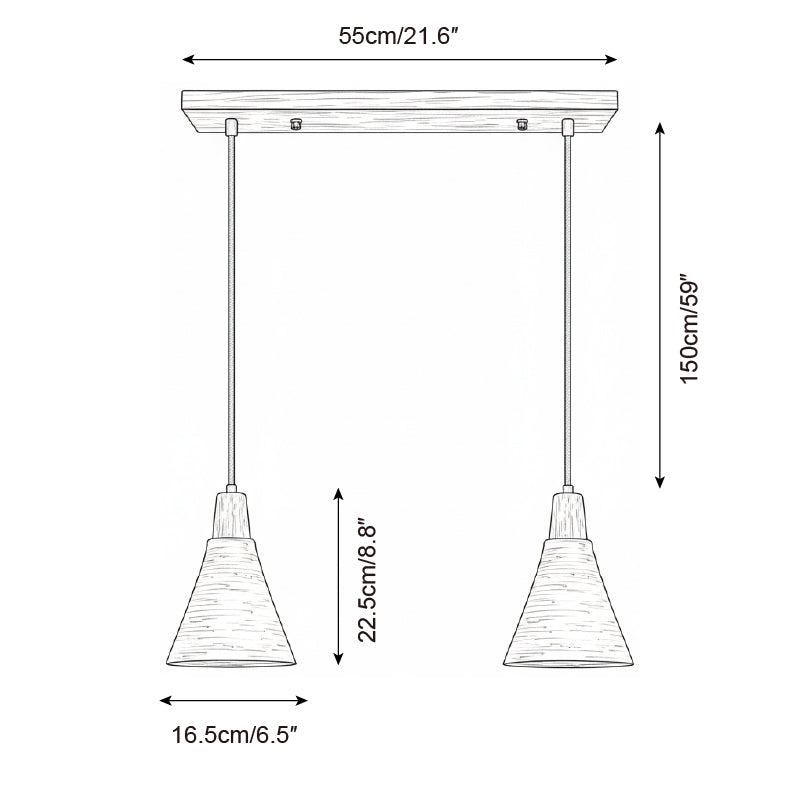 Lumivise hanglamp