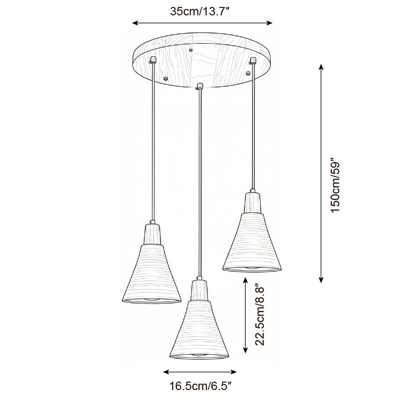 Lumivise hanglamp