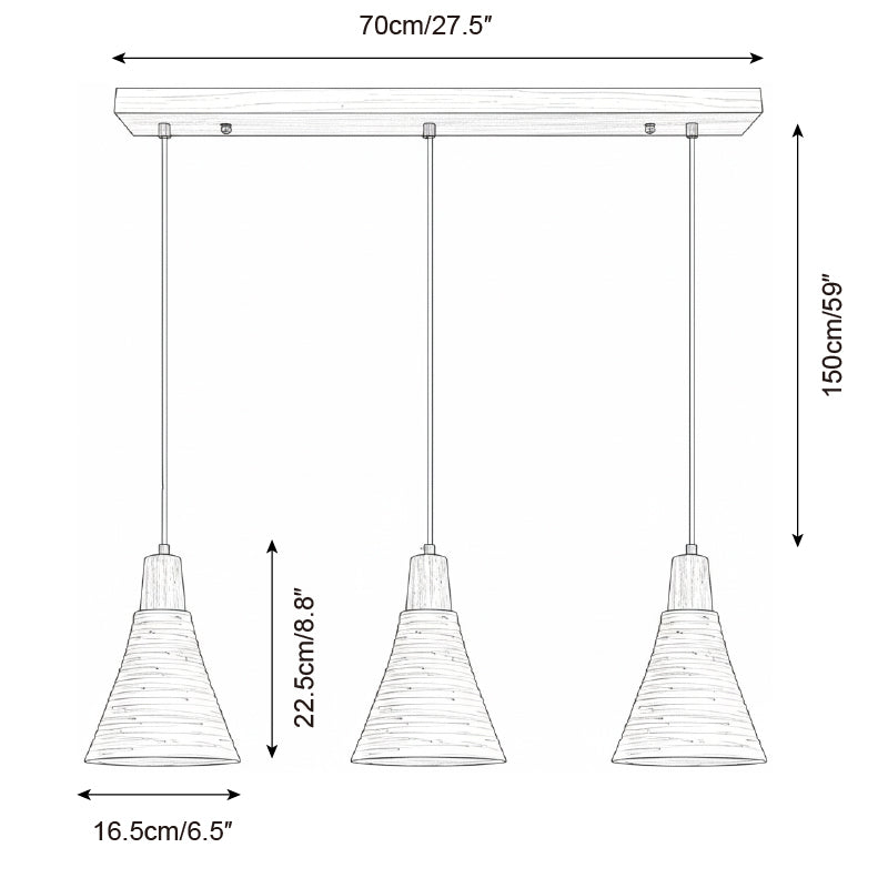 Lumivise hanglamp