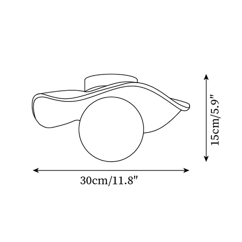 Wave-plafondlamp