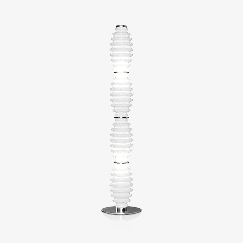 Celerine moderne vloerlamp met glazen kap