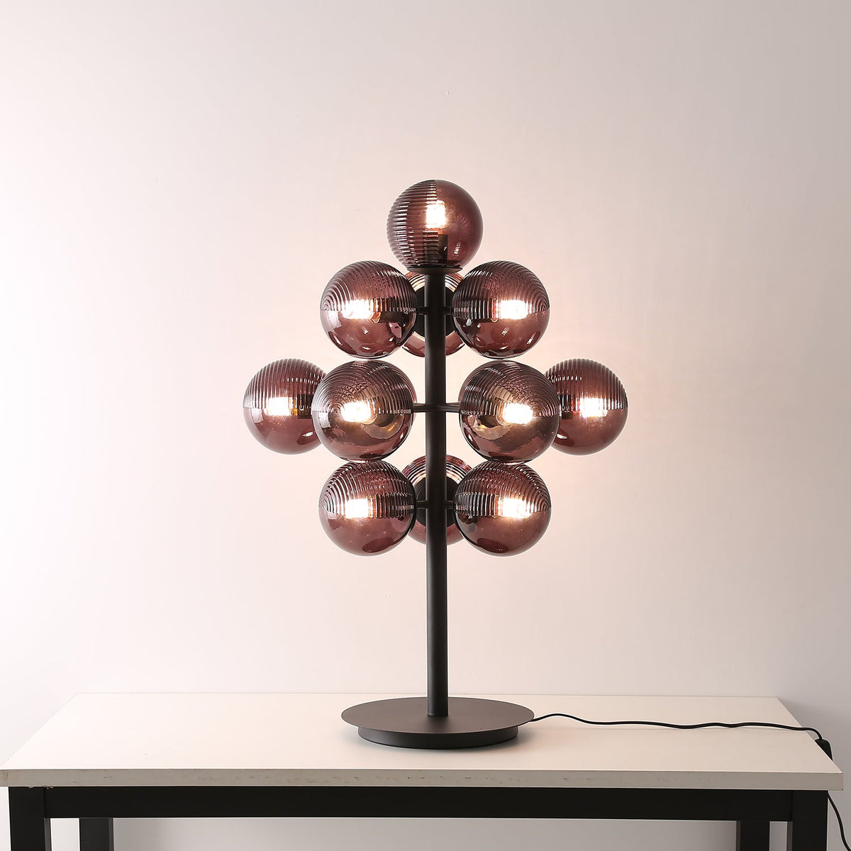 Wesley Moderne tafellamp van glas