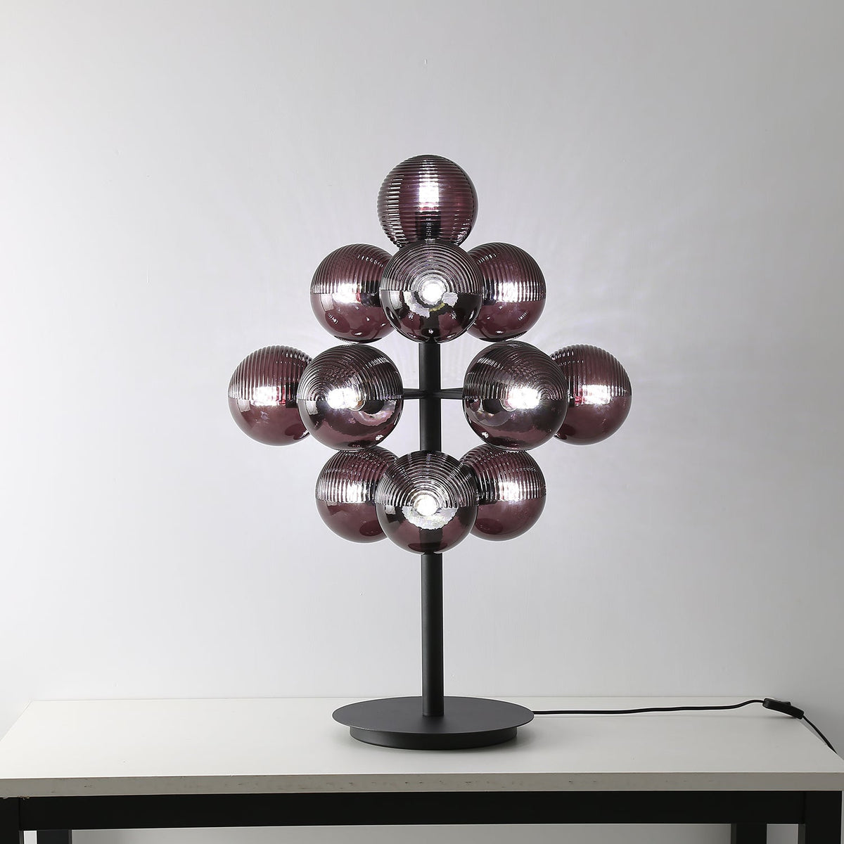 Wesley Moderne tafellamp van glas