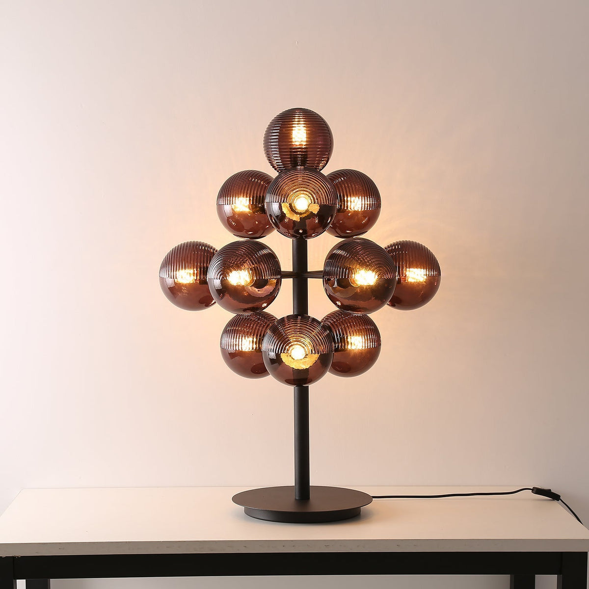 Wesley Moderne tafellamp van glas