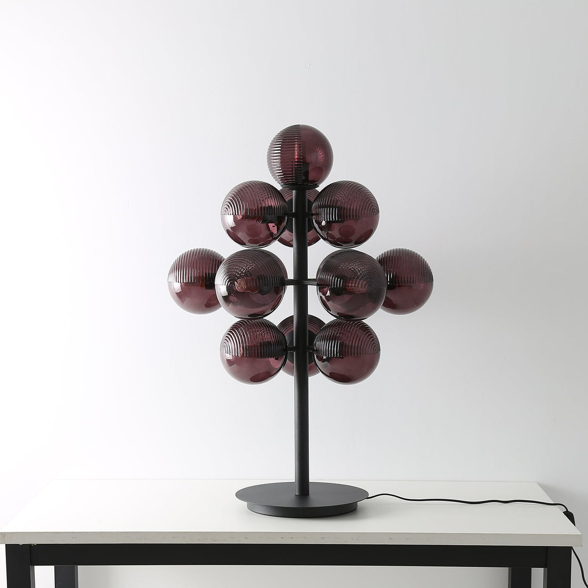 Wesley Moderne tafellamp van glas