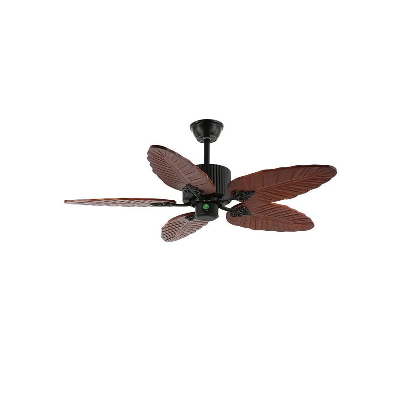 Palmoré plafondventilator met verlichting van hout