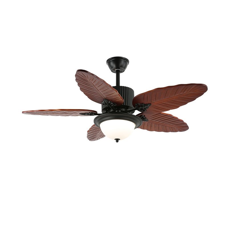 Palmoré plafondventilator met verlichting van hout