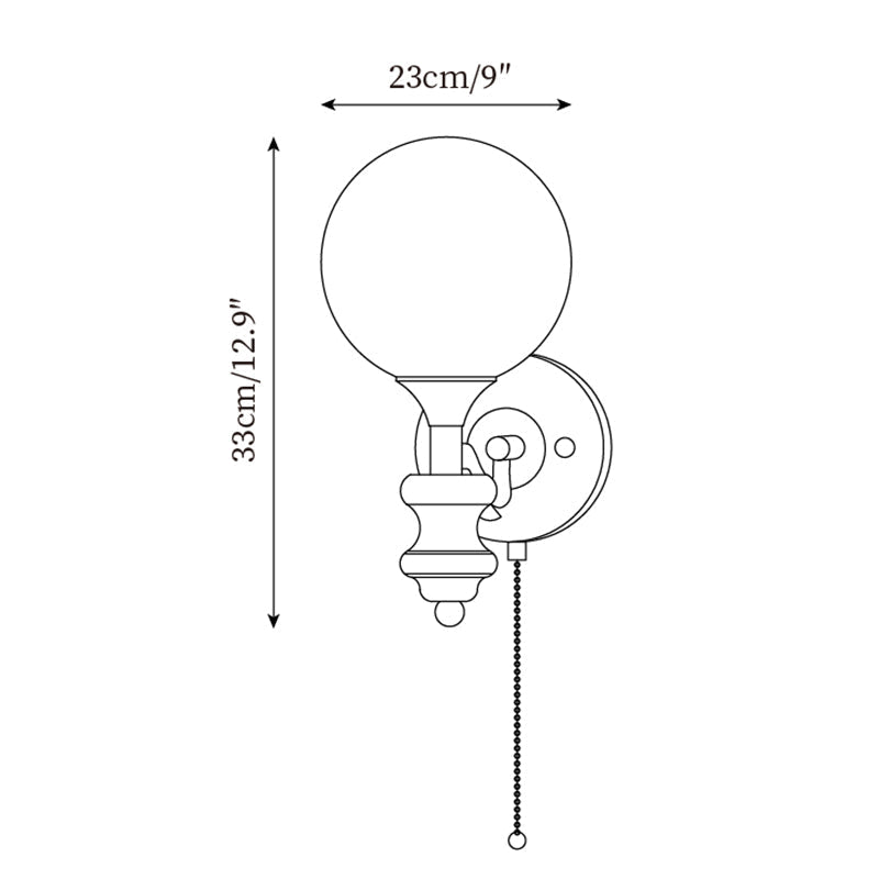 Duvin wandlamp