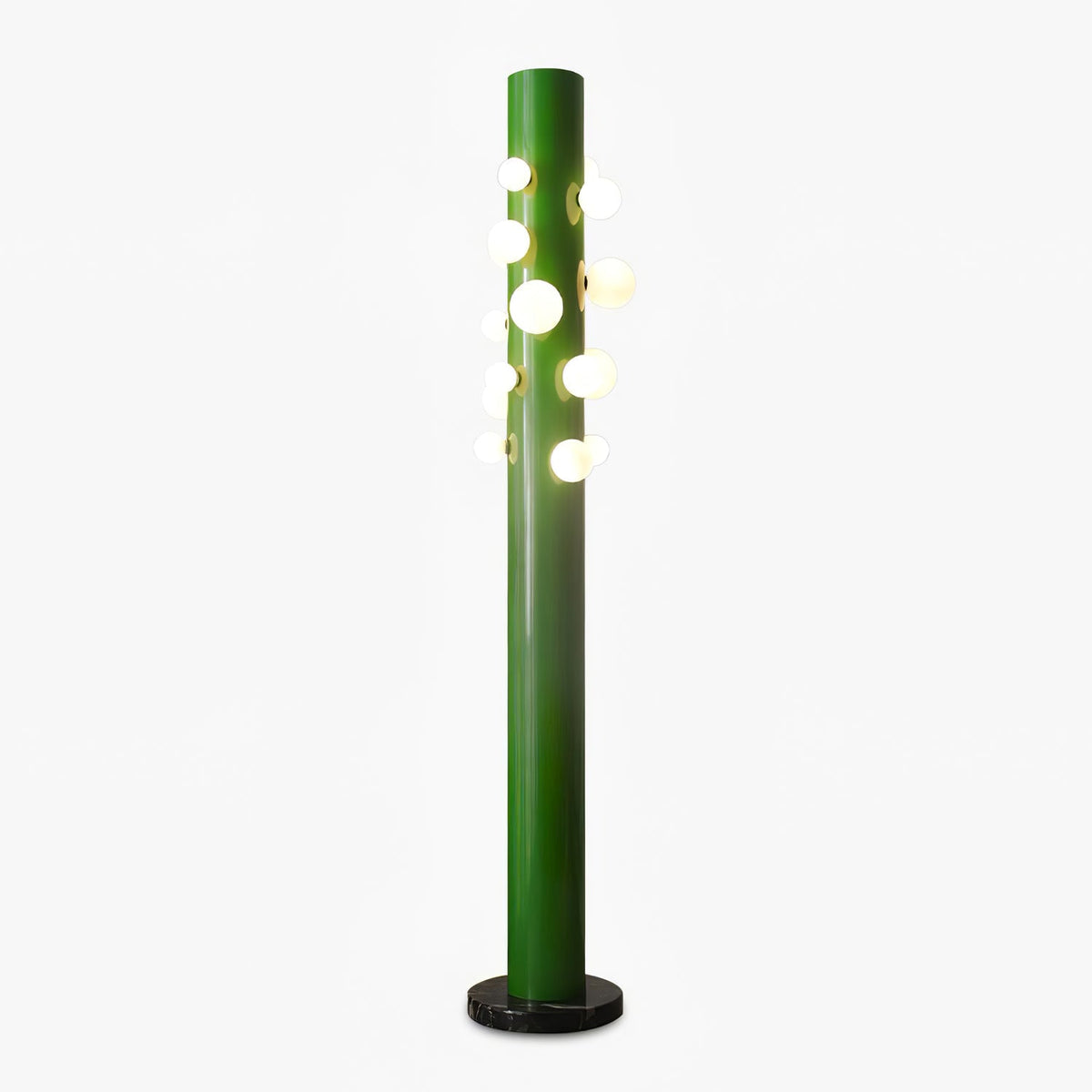 Ortaliel vloerlamp met groen marmer