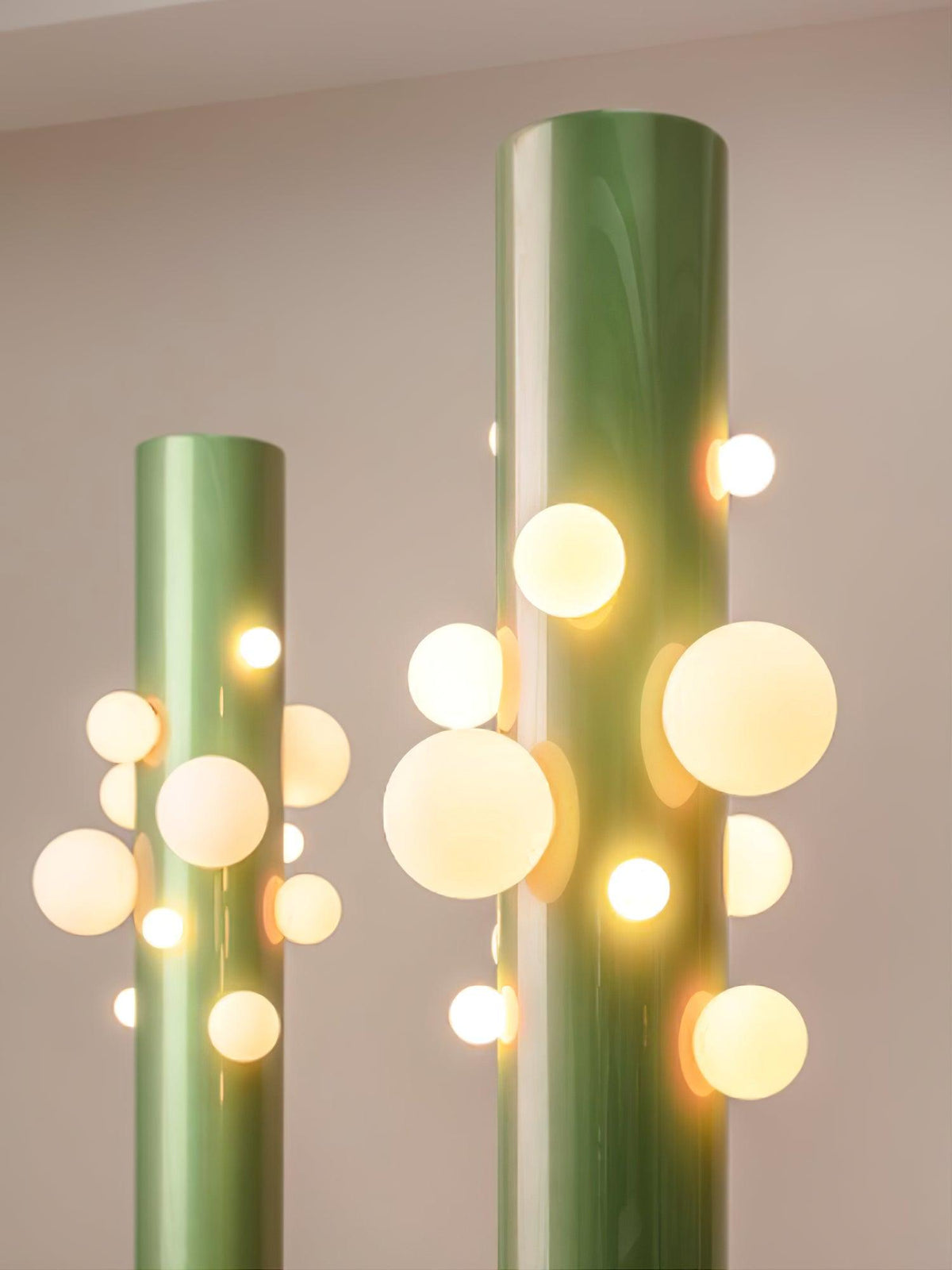 Ortaliel vloerlamp met groen marmer