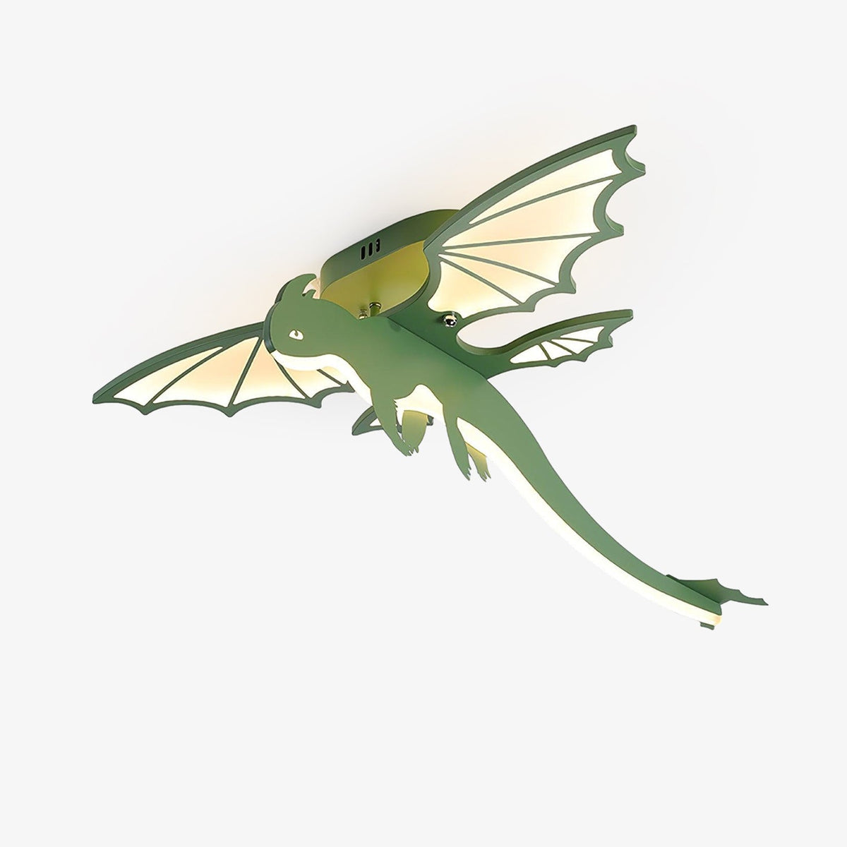 Miriora plafondlamp Groen Dinosaurus LED
