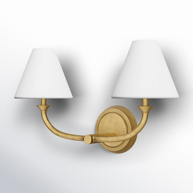 Oriisina messing wandlamp