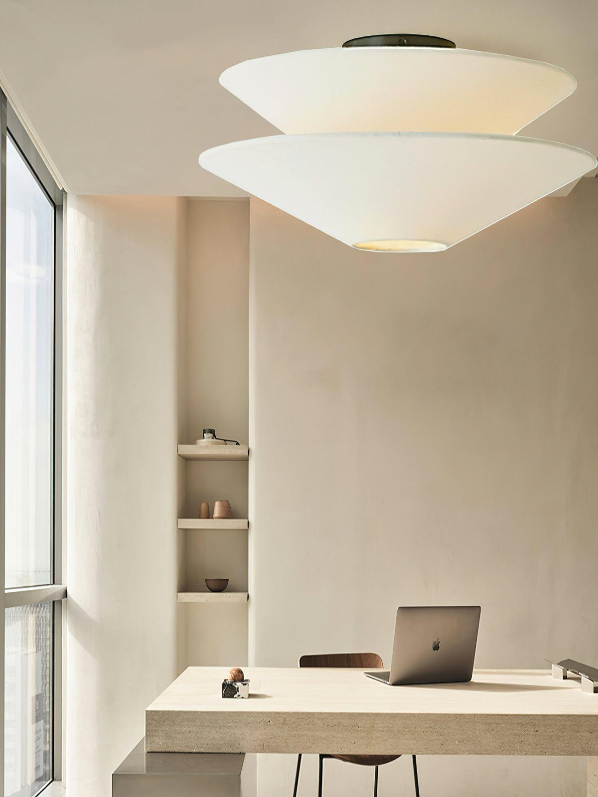 Ealo Noordse kunst stof Vlakke plafondlamp