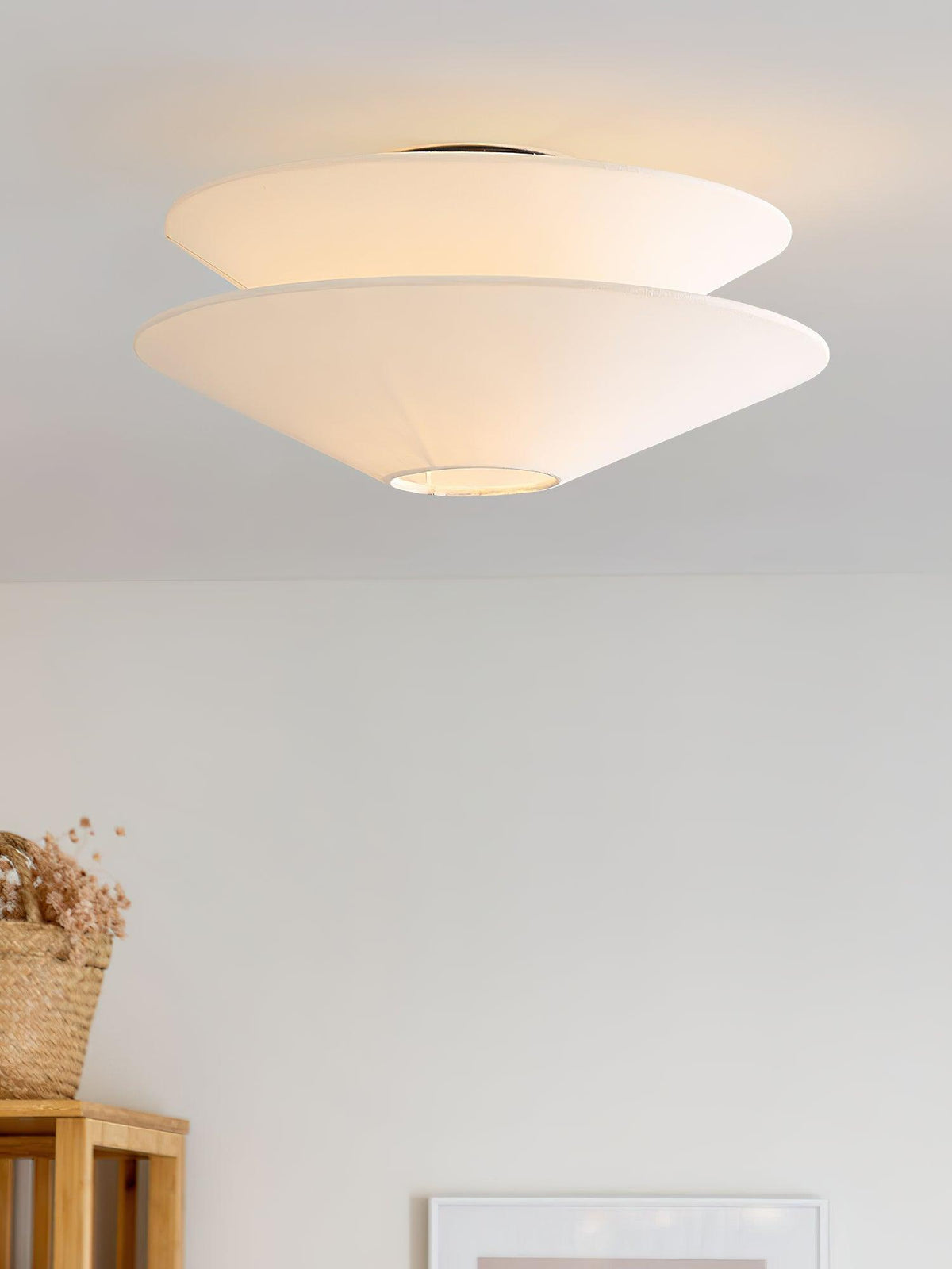 Ealo Noordse kunst stof Vlakke plafondlamp