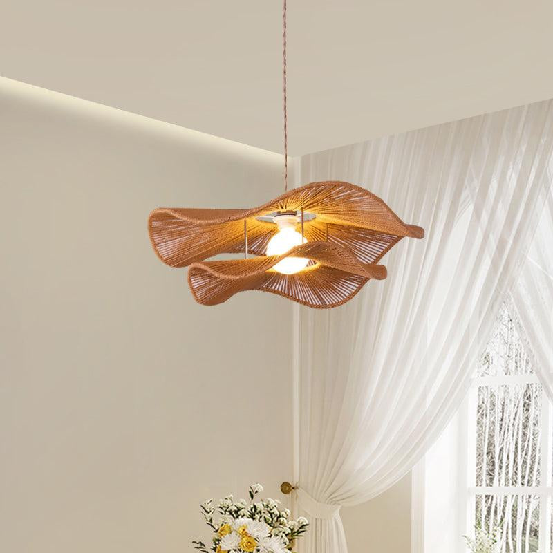 Solin Wave hanglamp van rotan