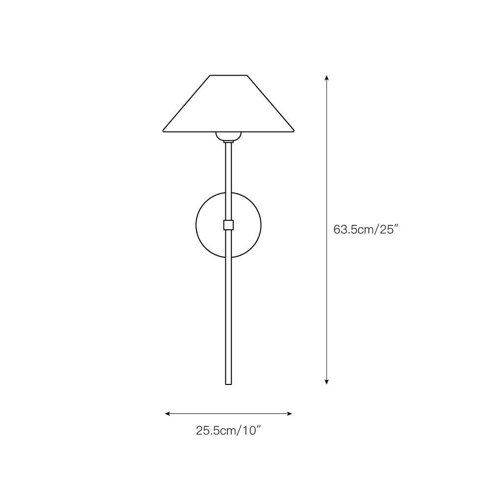 Orelisira wandlamp