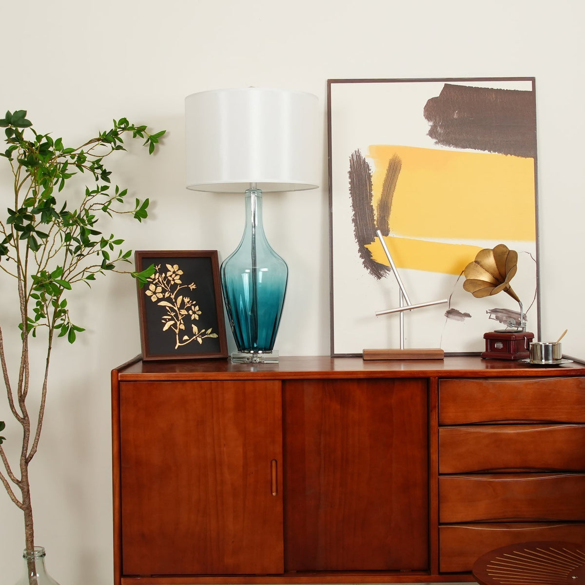 Celanelia tafellamp van glas