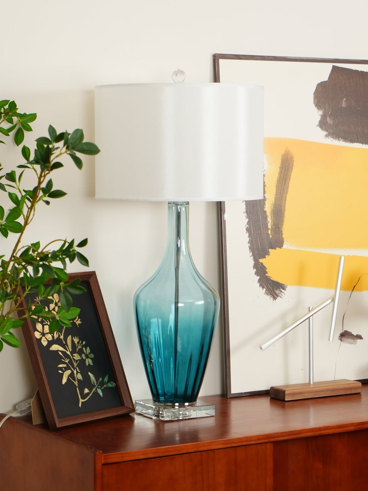 Celanelia tafellamp van glas