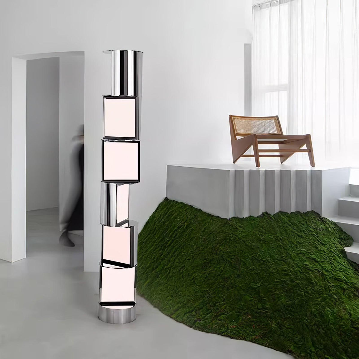 Votary Acrylzuil vloerlamp