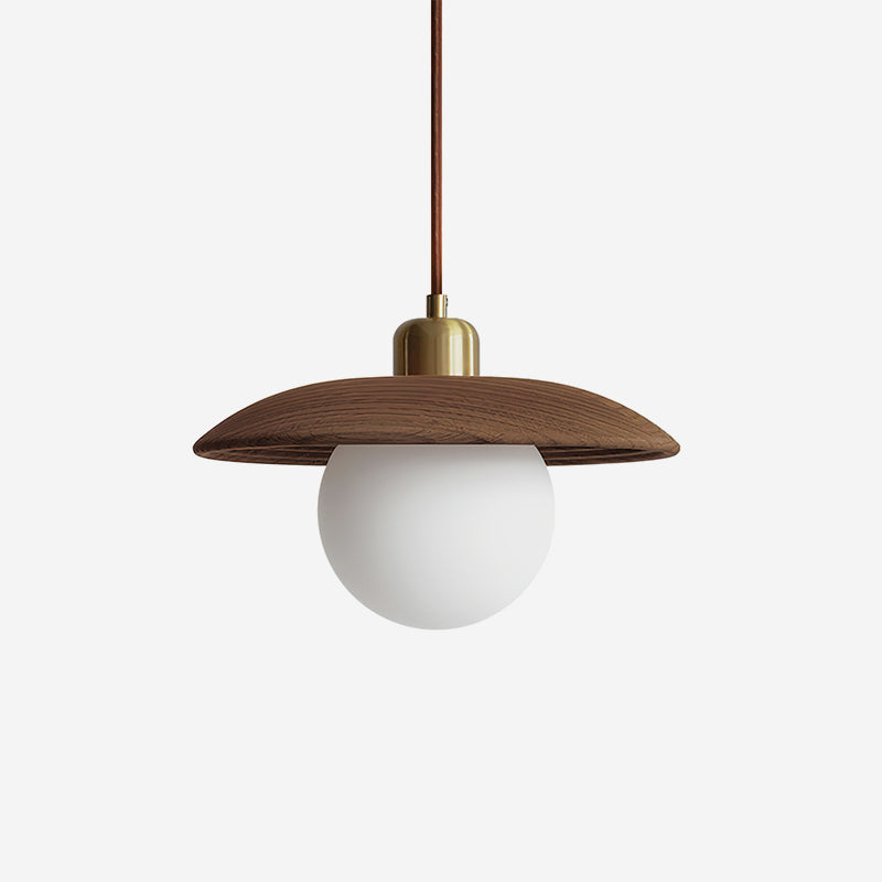 Cirisena hanglamp walnootkleur
