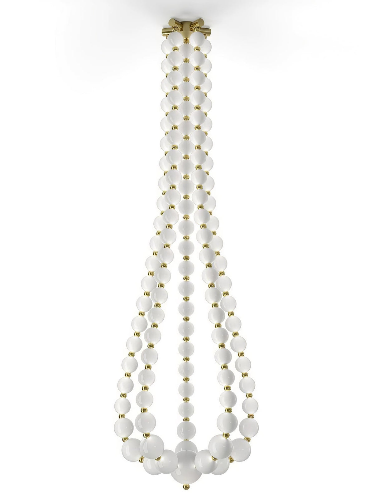 PearlCascade kroonluchter van glasparels