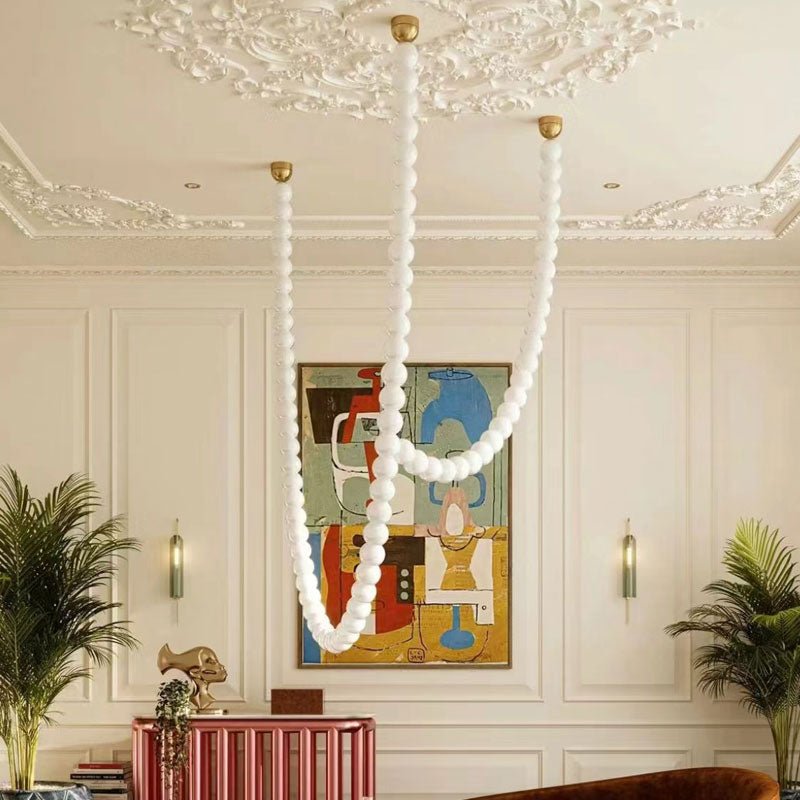 PearlCascade kroonluchter van glasparels