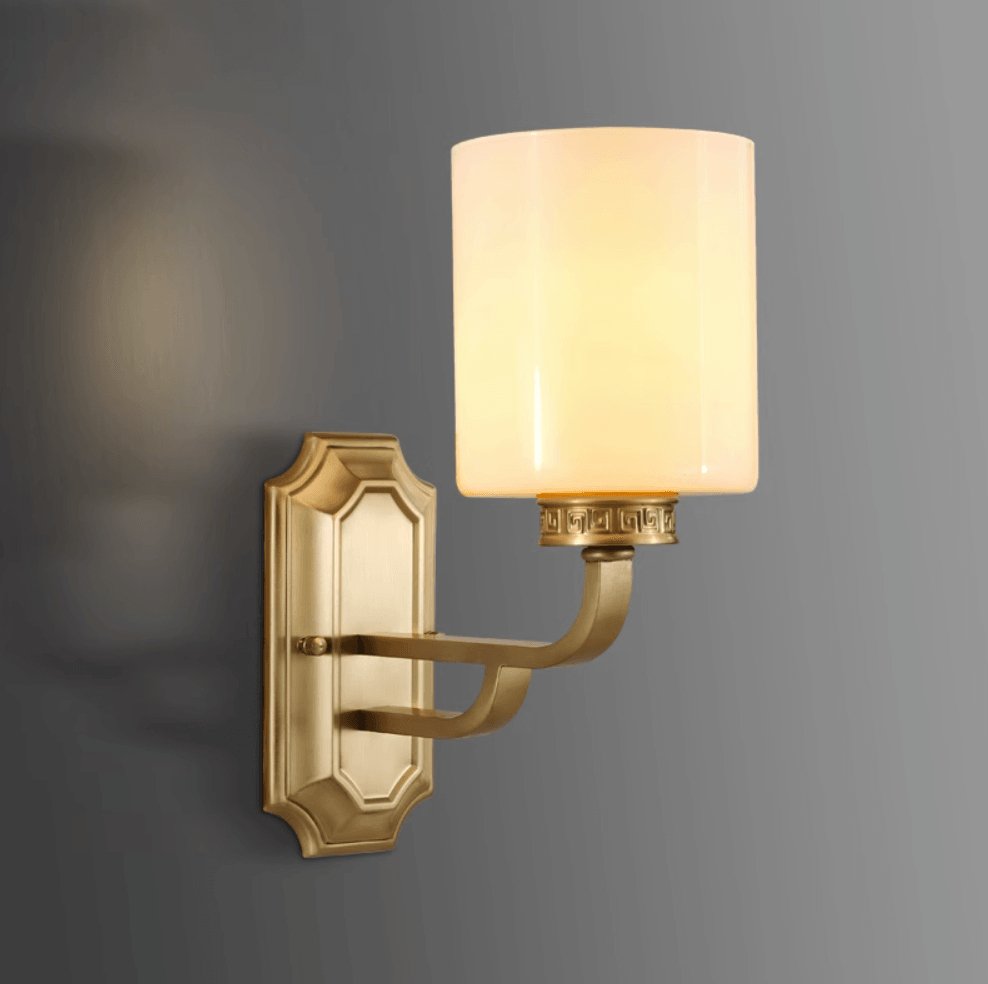 Regal klassieke messing wandlamp