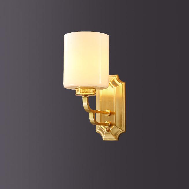 Regal klassieke messing wandlamp